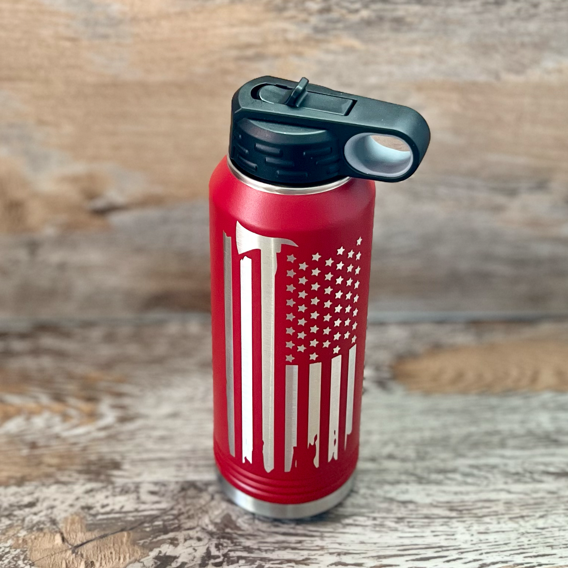 32 ounce fireman water bottle