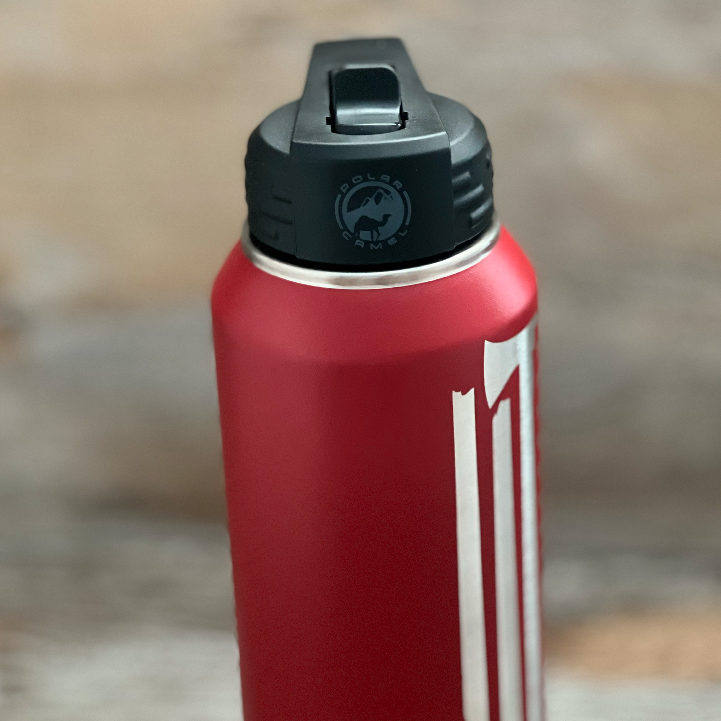 32 ounce firemens flag insulated water bottle - River Barn Designs