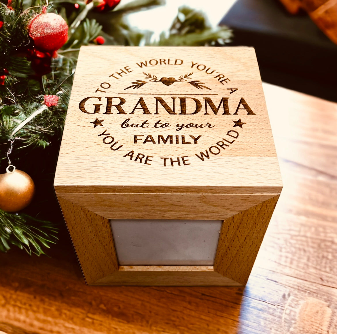 Grandma Photo Cube