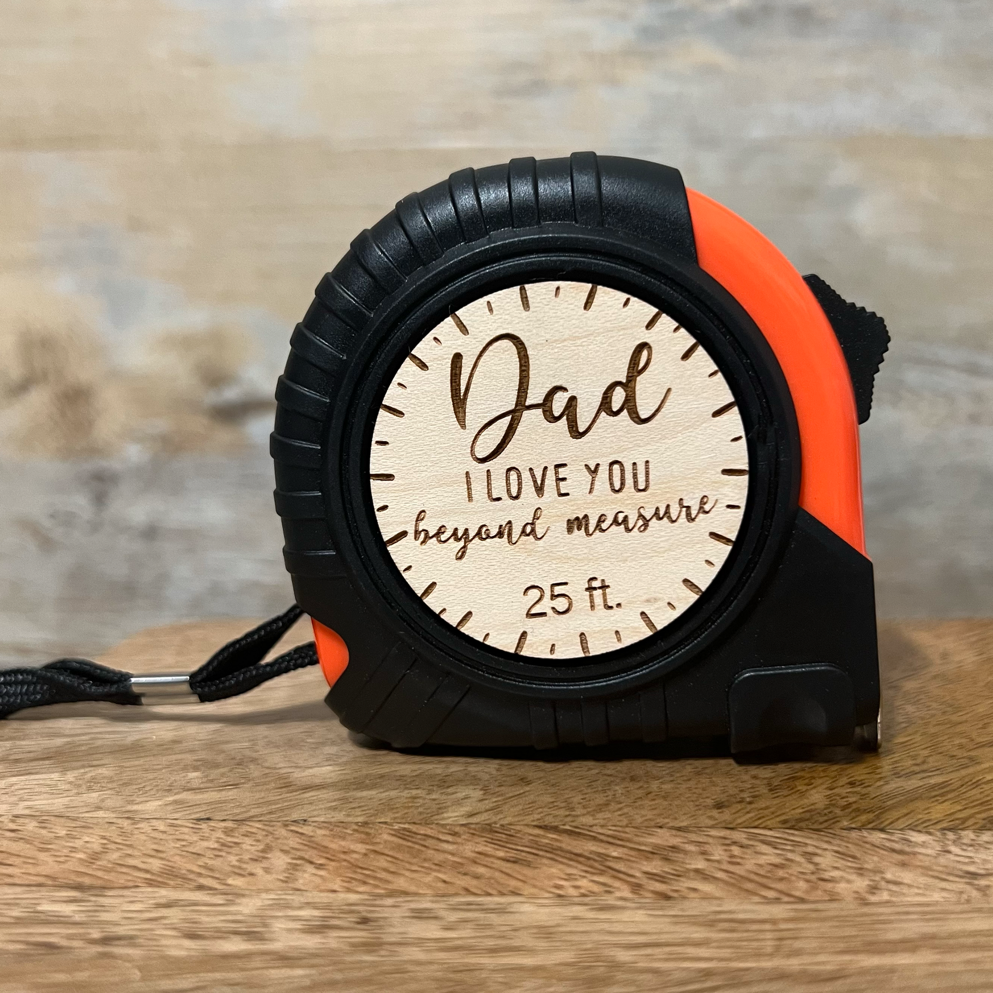 Dad grandpa pop personalized tape measure
