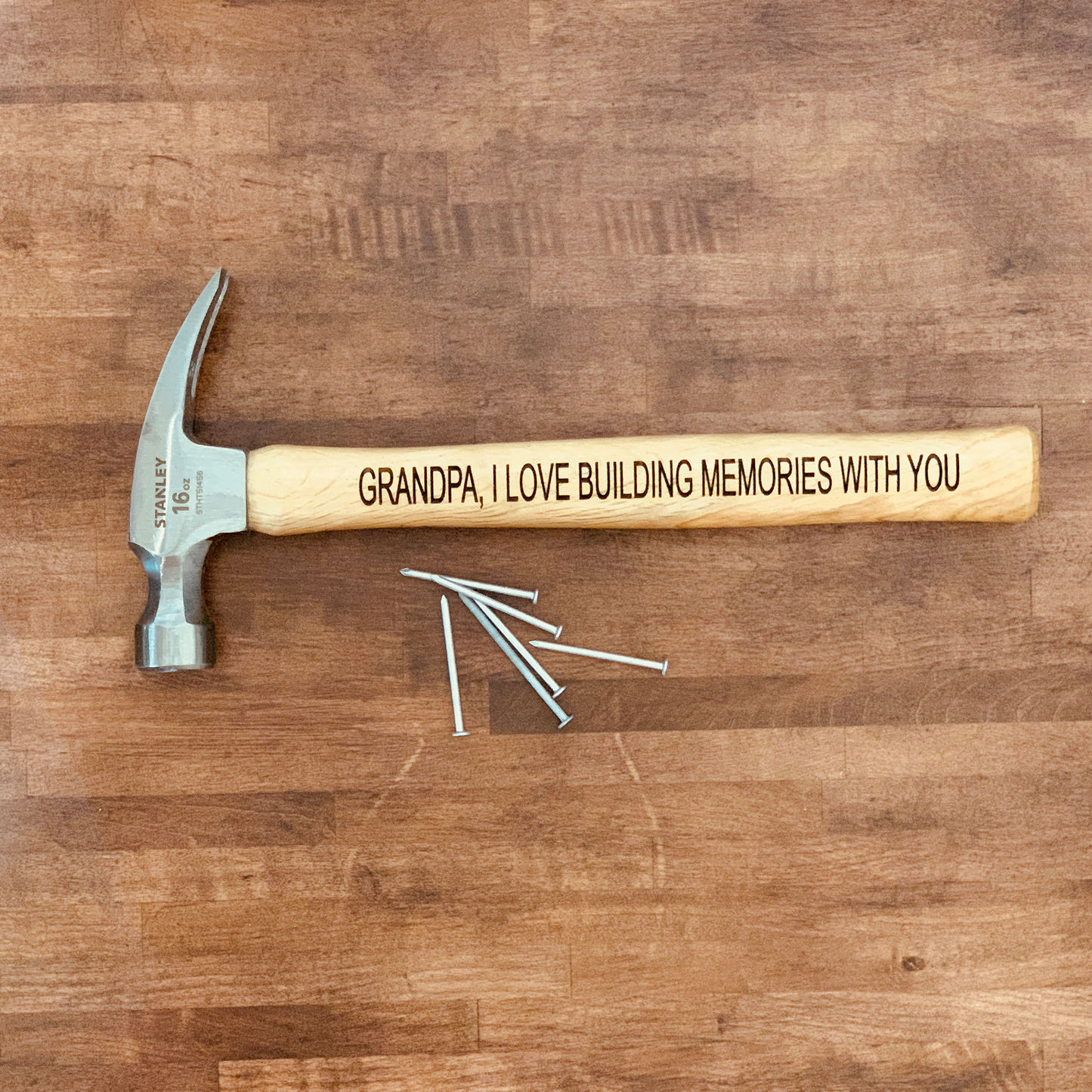 Personalized hammer for dad or grandpa - River Barn Designs